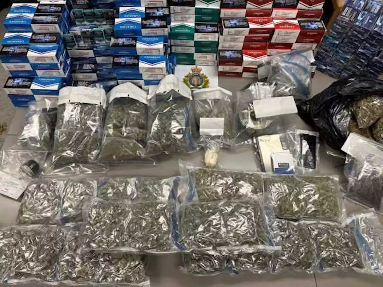 17 kilograms of weed and 170 cartons of unstamped tobacco seized from Alberta home