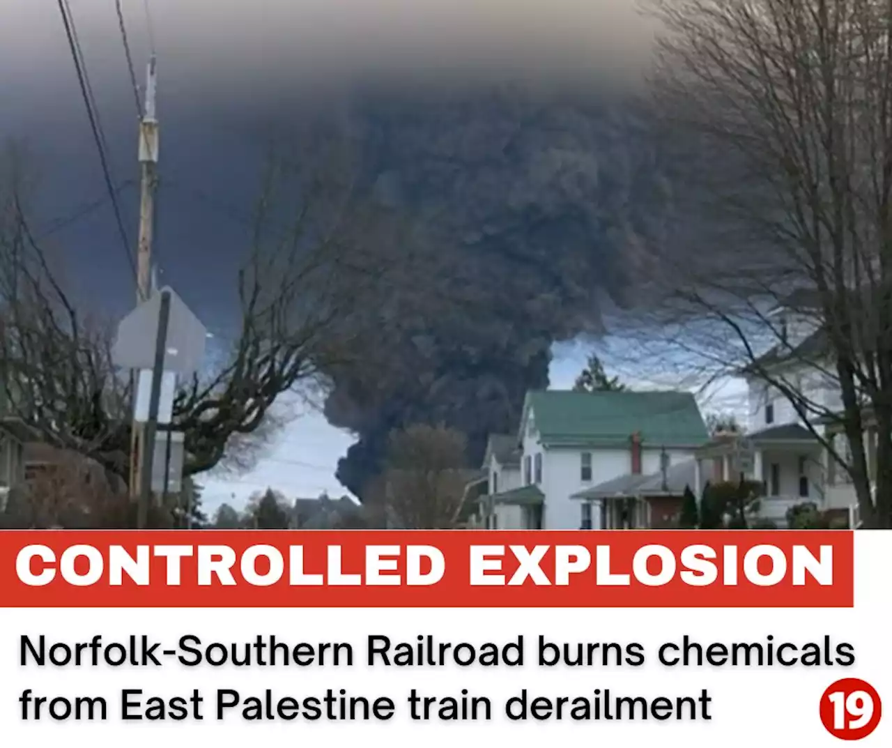 Controlled release of gas occurs in East Palestine following train derailment