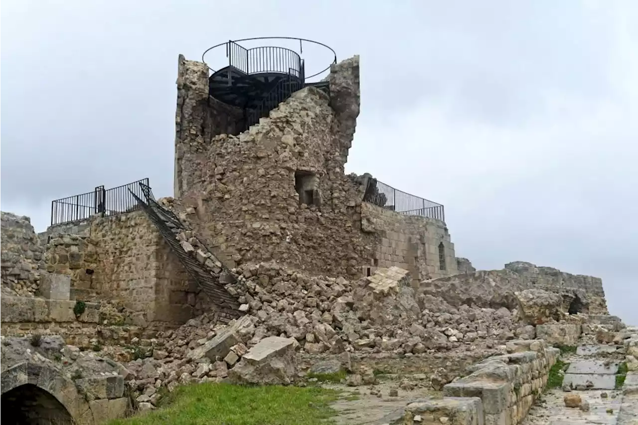 Penampakan Benteng Kuno di Suriah yang Rusak Parah Akibat Gempa Turki