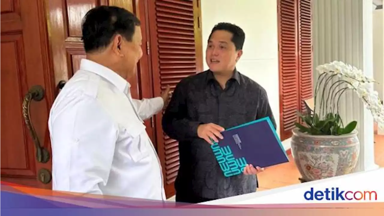 Prabowo Bertemu Erick Thohir, Apa yang Dibahas?