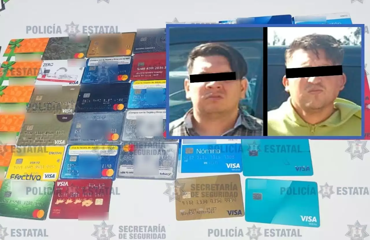 Caen 2 por el delito de robo de tarjetas bancarias en Cuautitlán Izcalli