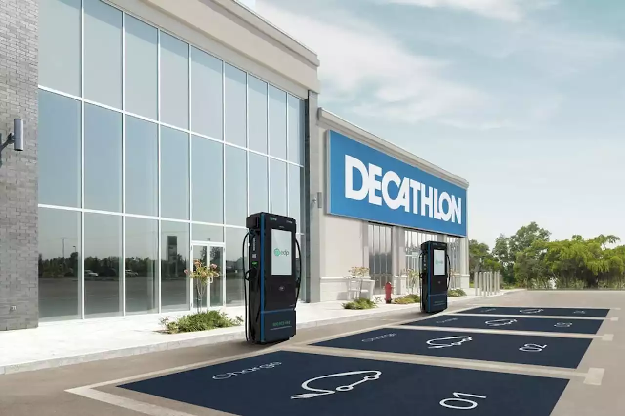 EDP instalará 400 puntos de recarga eléctrica en las tiendas de Decathlon