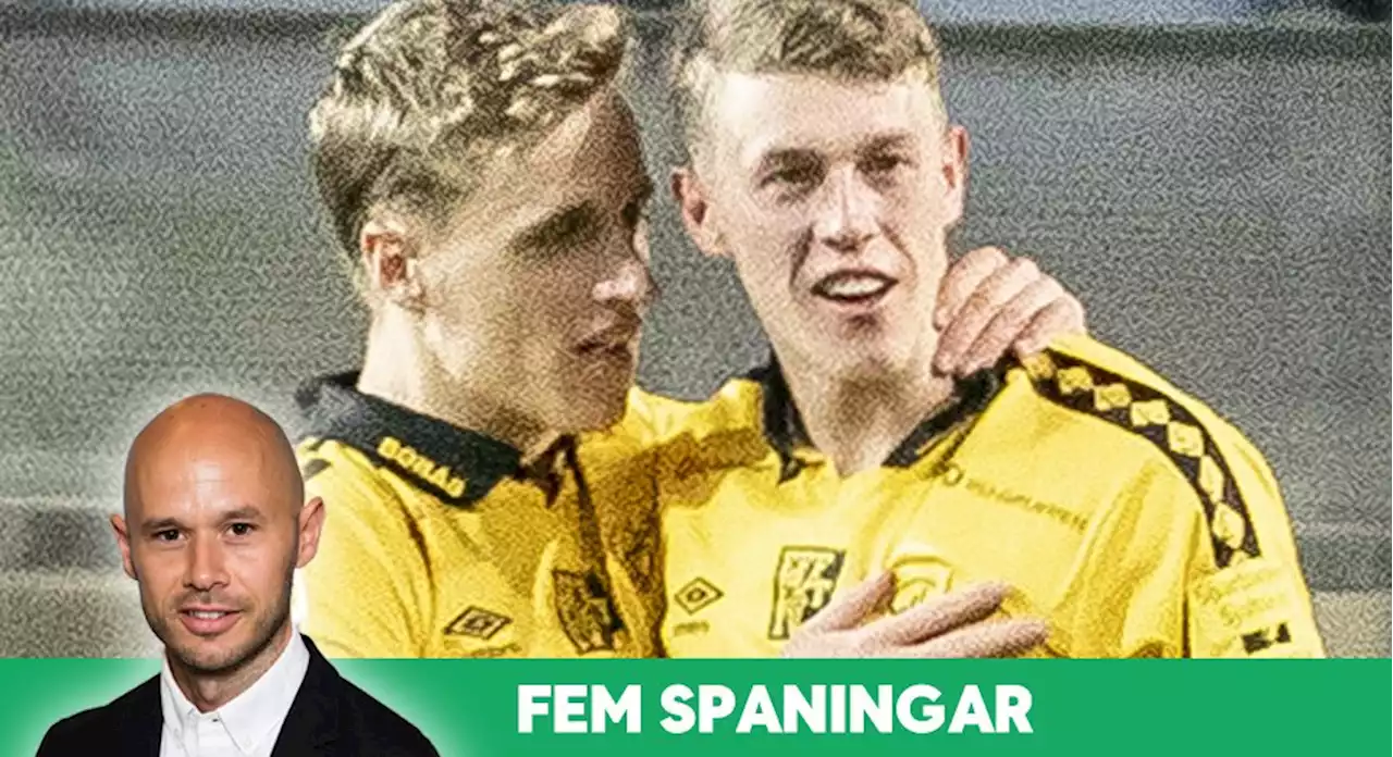 FEM SPANINGAR: 'De var bäst i Elfsborgs seger'