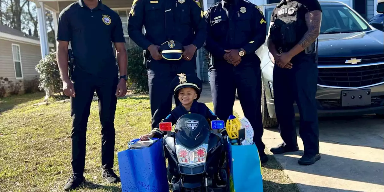 MPD officers surprise local 4-year-old on his birthday