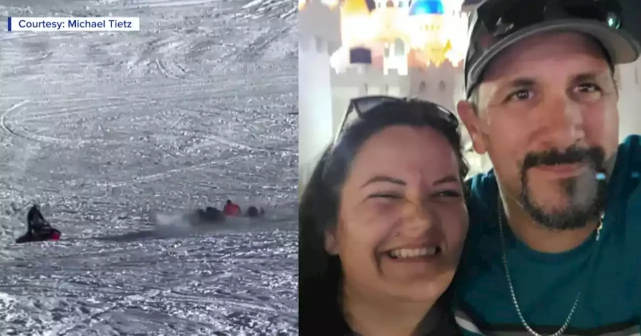 Utah man recalls horror of watching fiancée get hit by snowmobile while tubing