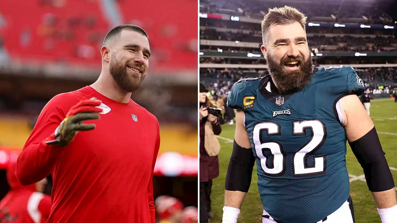 Chiefs' Travis Kelce, Eagles' Jason Kelce reminisce about childhood diet ahead Super Bowl LVII