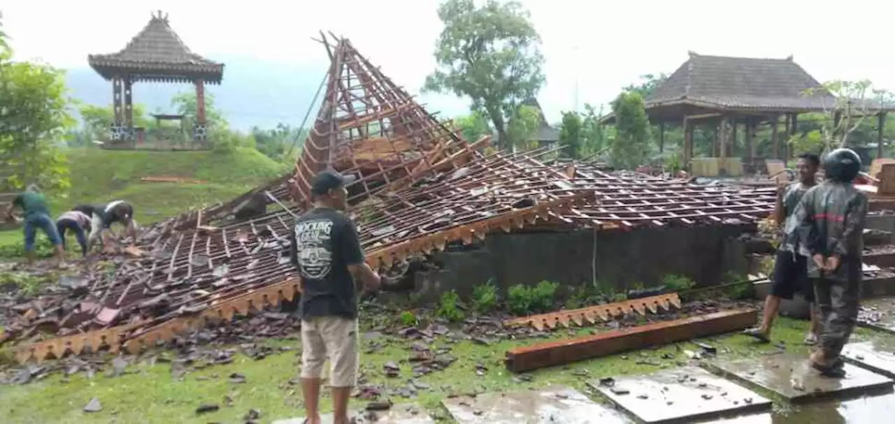 Rumah Roboh, Pohon Tumbang Diterjang Angin