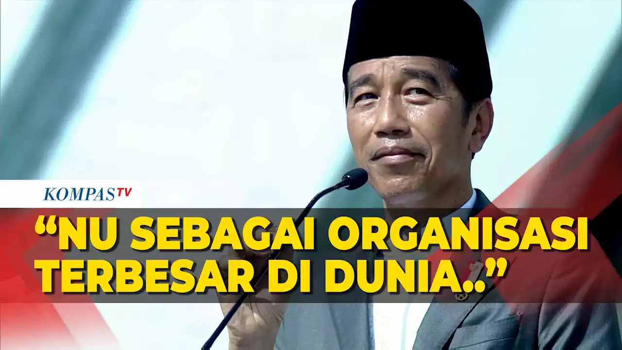 [FULL] Pidato Jokowi di Resepsi Puncak Satu Abad NU: Harus Terdepan Membaca Gerak Zaman