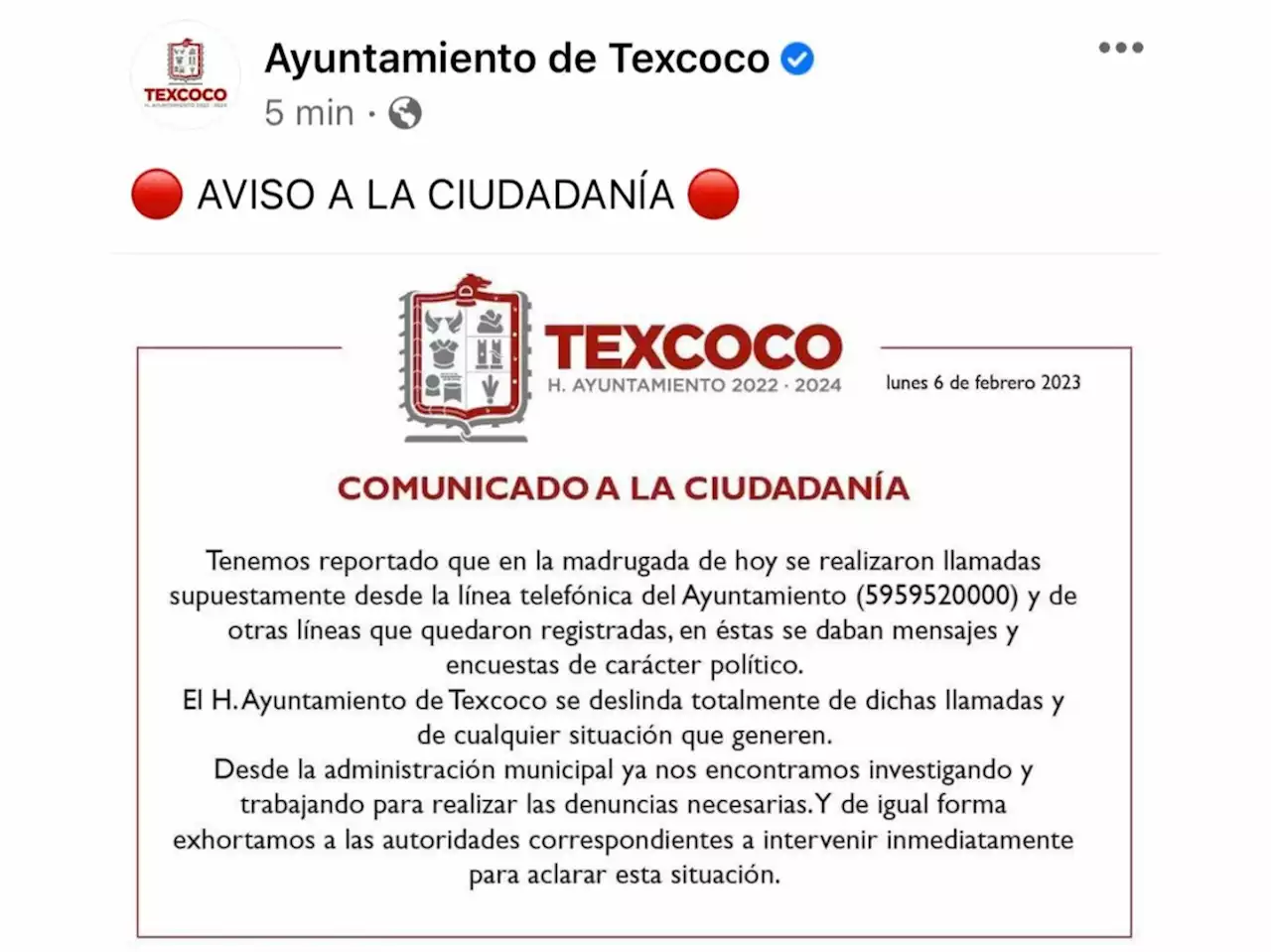 Denuncian llamadas telefónicas a favor de Delfina Gómez en Texcoco