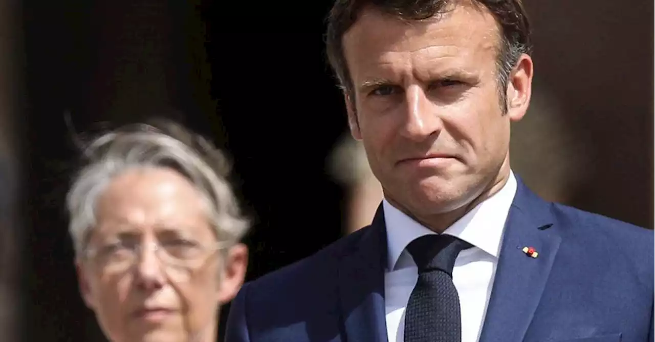 La popularité d'Emmanuel Macron et Elisabeth Borne encore en baisse