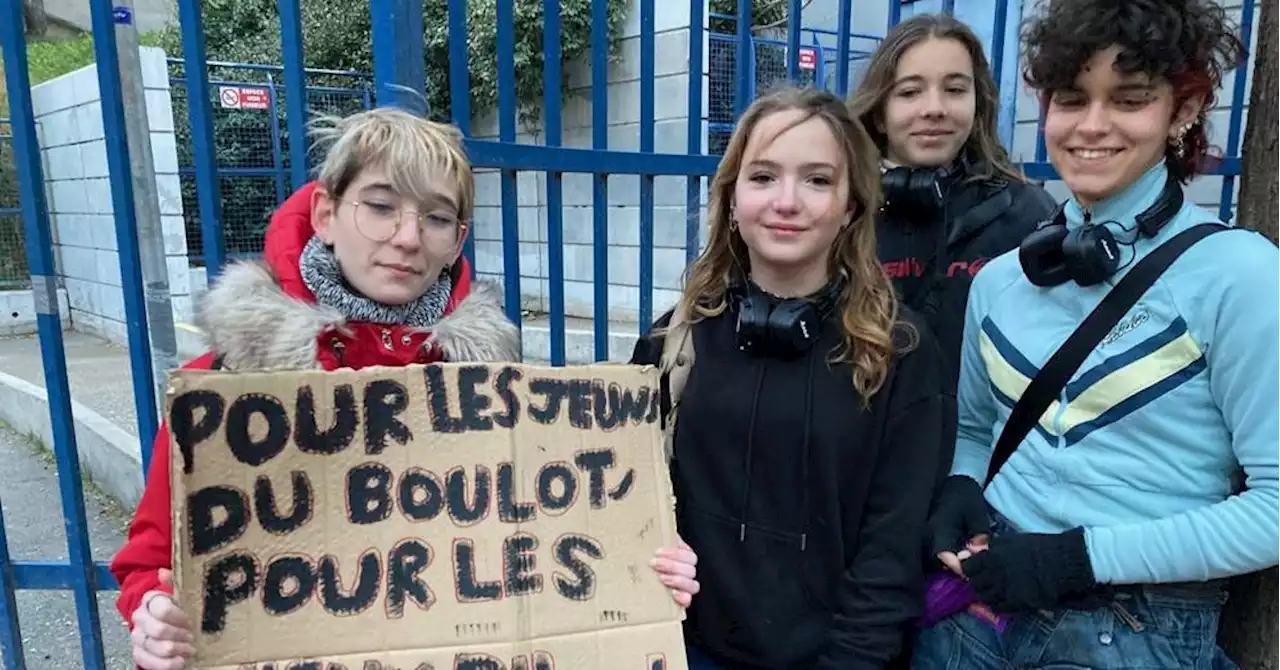 Réforme des retraites : des lycéens marseillais veulent rester mobilisés