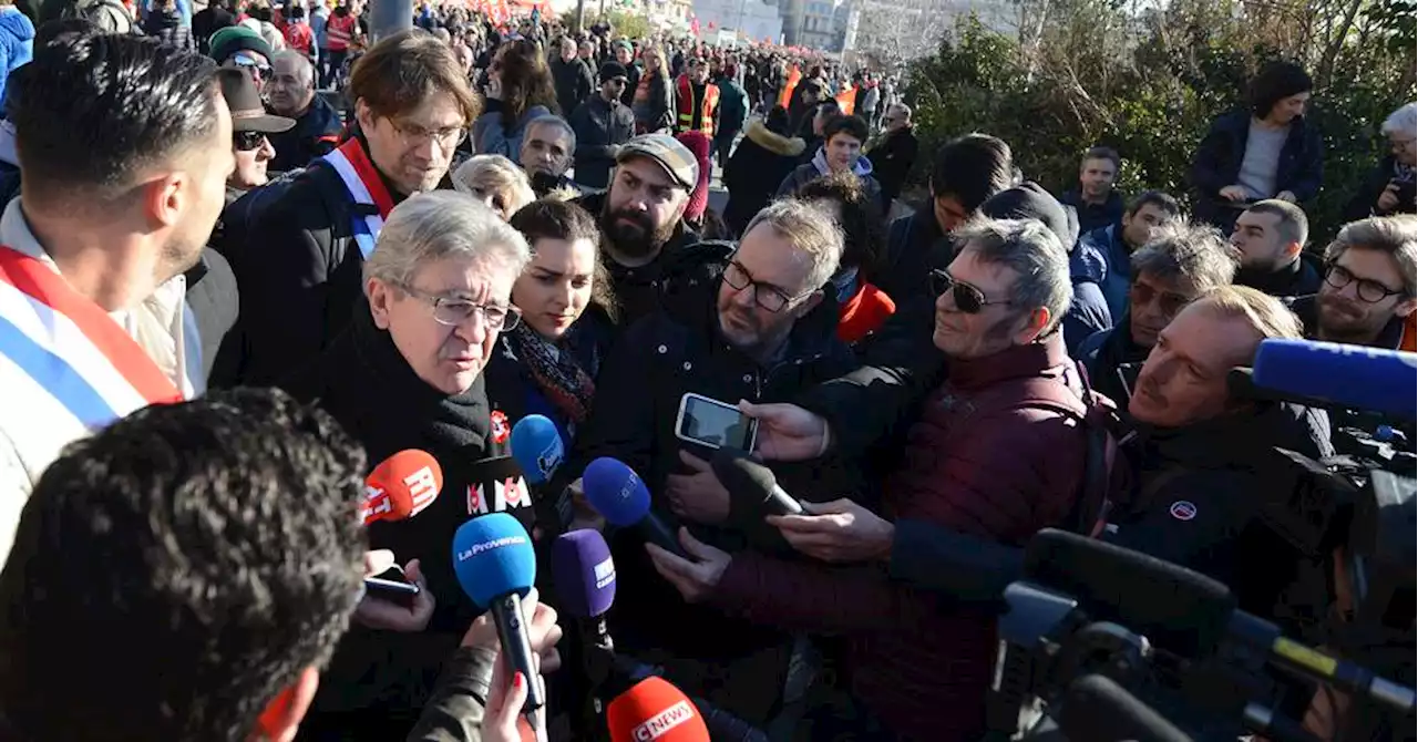 Réforme des retraites : Mélenchon appelle Emmanuel Macron à devenir 'raisonnable'