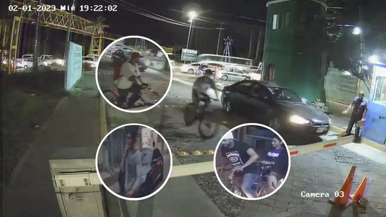 VIDEO: exhiben a banda de ladrones en bicicletas en Laguna Real