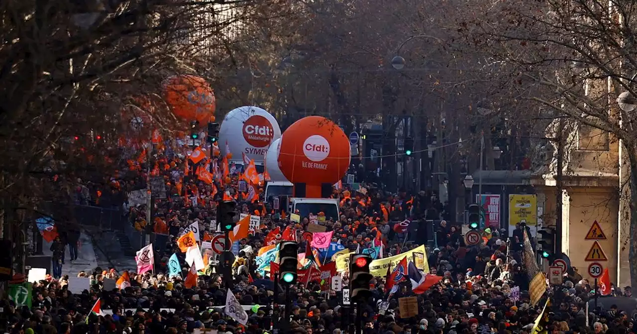 EN DIRECT - Retraites : la CGT revendique autant de manifestants à Paris que le 19 janvier