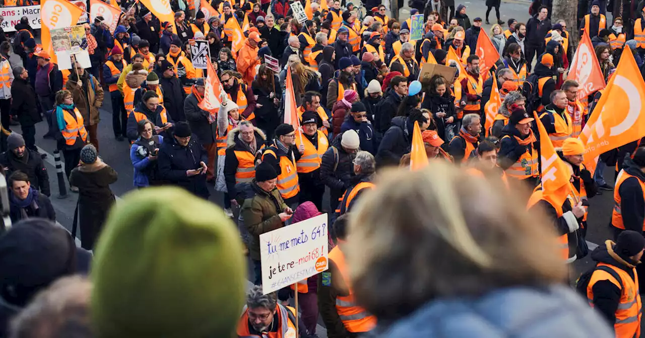 EN DIRECT - Mobilisation contre la réforme des retraites : «près de deux millions» de manifestants selon la CGT, 757 000 selon l’Intérieur