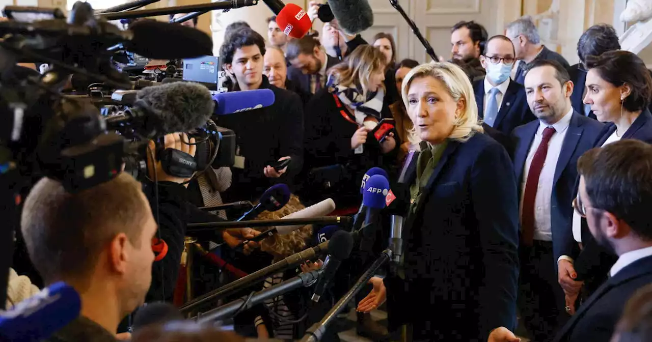 Réforme des retraites : à l’Assemblée nationale, Marine Le Pen se paie la gauche