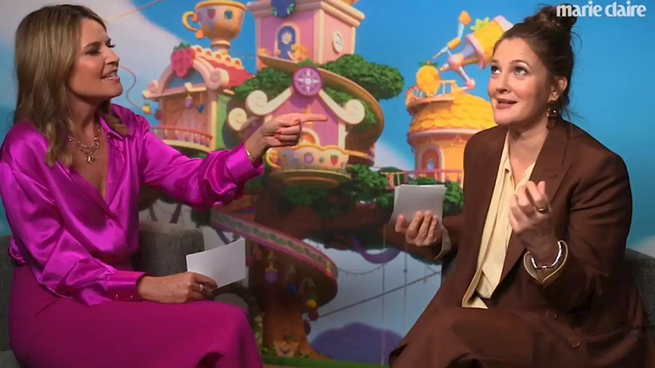 So About That Time Savannah Guthrie Surprised Drew Barrymore With Magic...