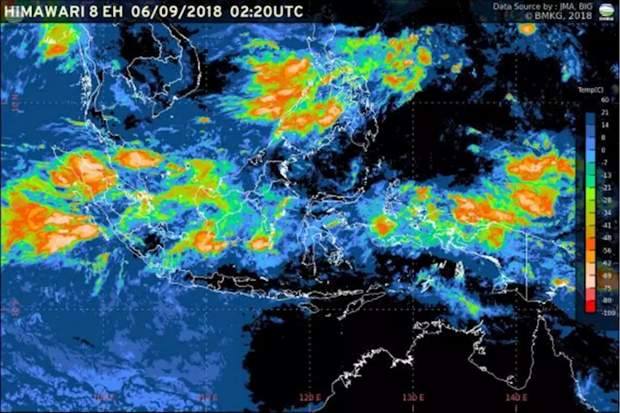 BMKG Ingatkan Sejumlah Wilayah Waspada Hujan Lebat Sepekan ke Depan