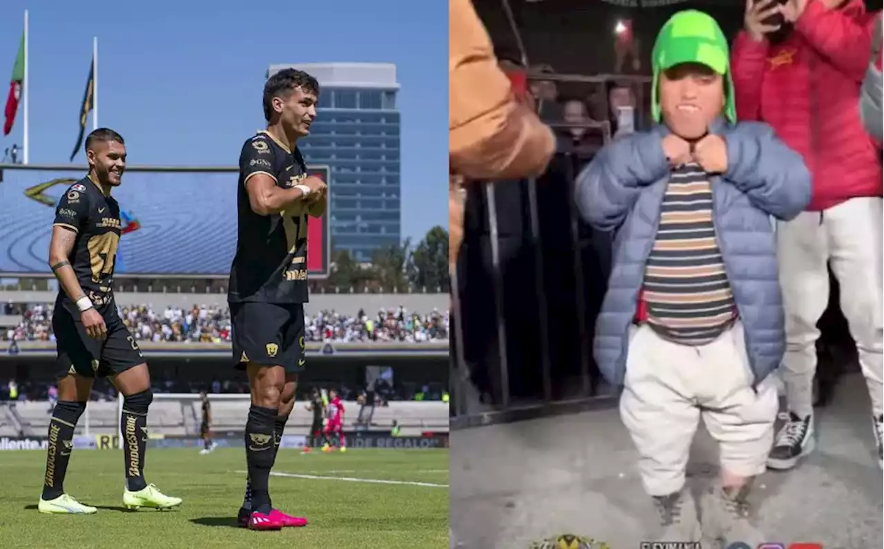 Dinenno festejó su gol ante el Atlas paso del pingüino de Medio Metro