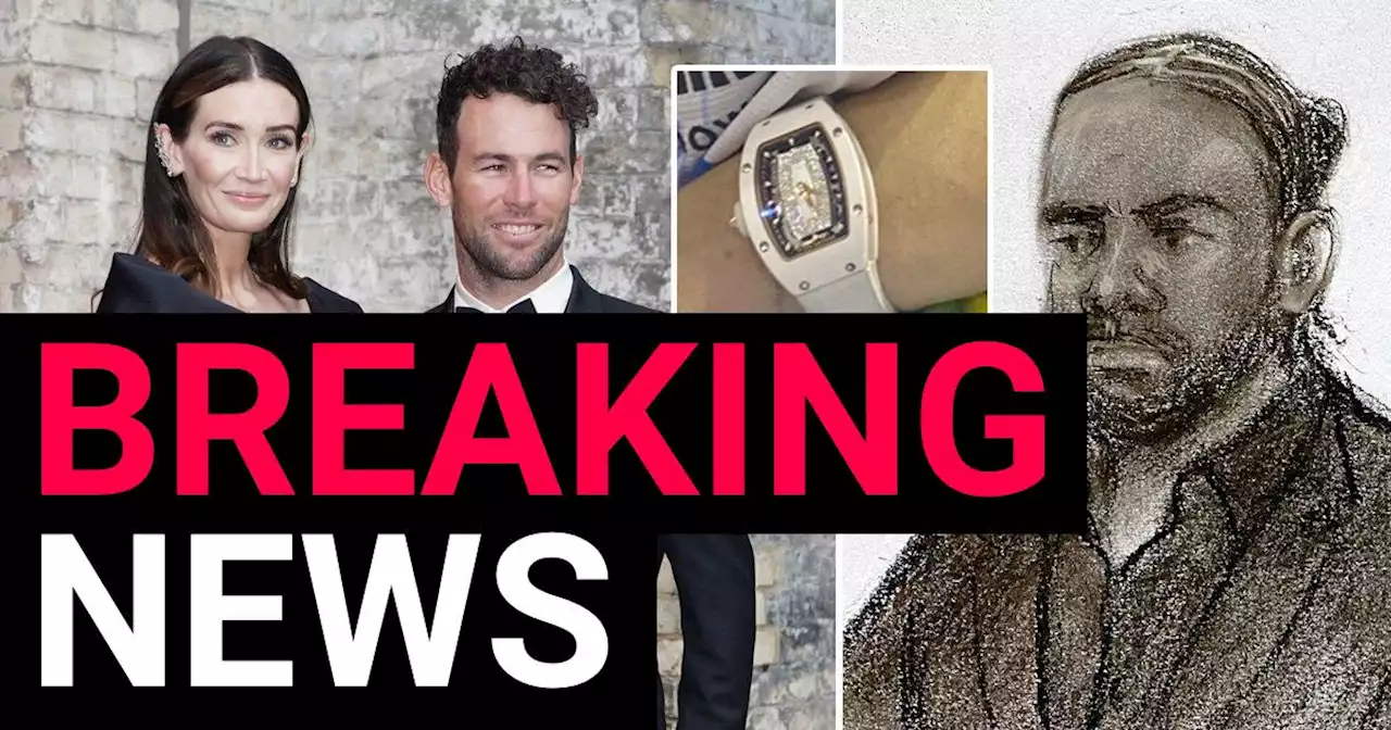 Two men who robbed Mark Cavendish of £700,000-worth of watches are jailed