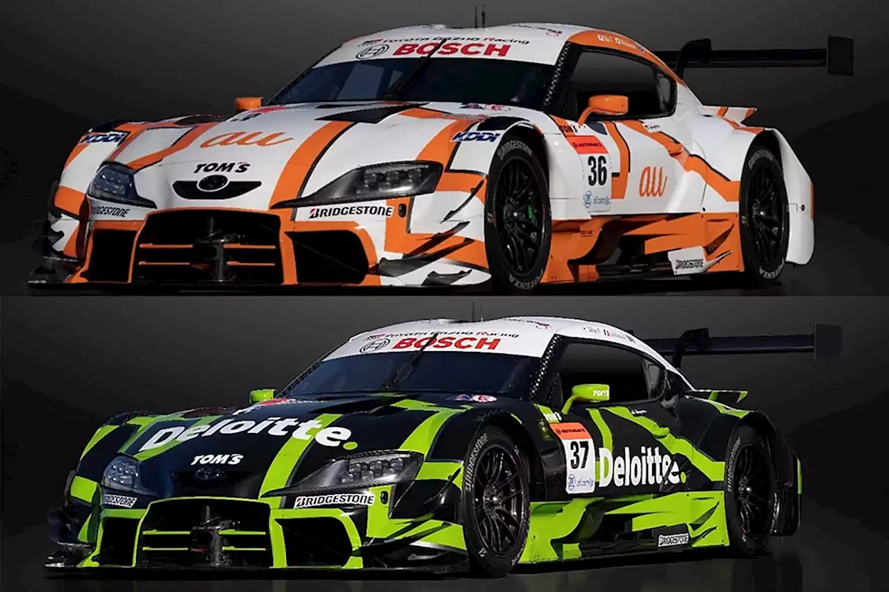 TOM'S reveals striking new liveries for 2023 SUPER GT season