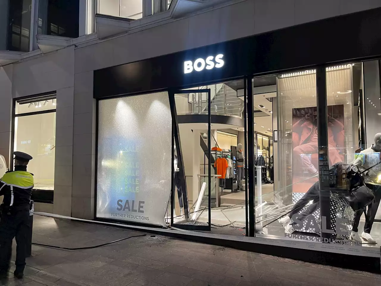 Man appears in court charged over Hugo Boss ram raid incident in Dublin