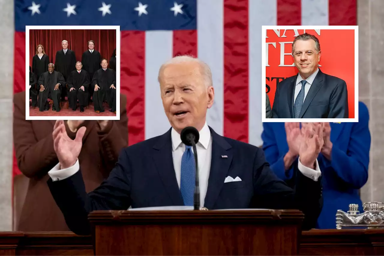Biden should call out SCOTUS in State of the Union: Ex-Clinton speechwriter
