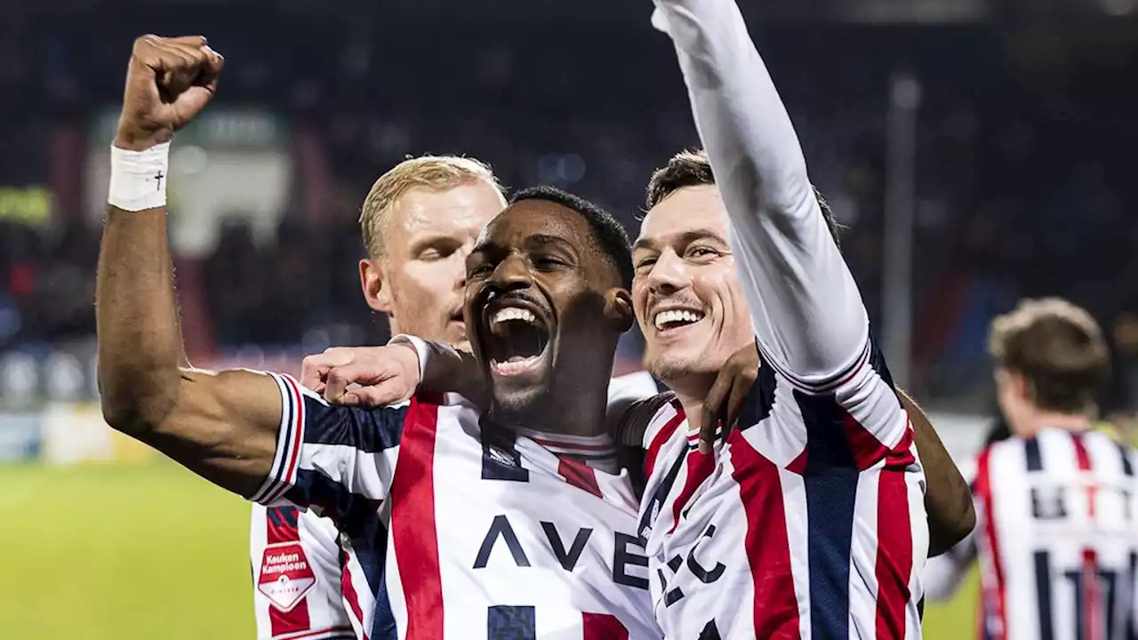 Ook Willem II verslaat worstelend FC Eindhoven, Brobbey draaft op bij Jong Ajax