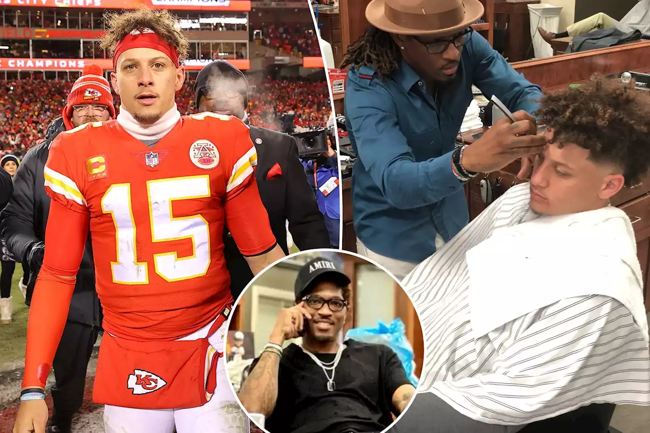 Patrick Mahomes’ barber believes his scissors can be Super Bowl game-changer