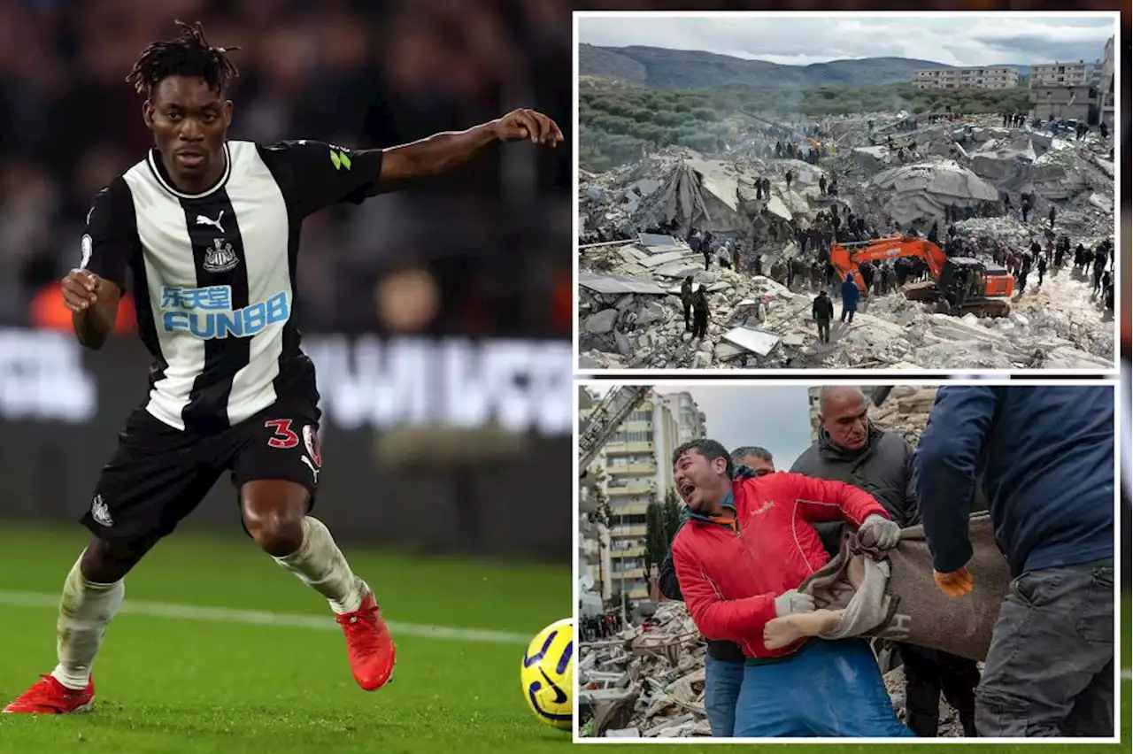 World Cup star Christian Atsu feared to be trapped under earthquake rubble in Turkey