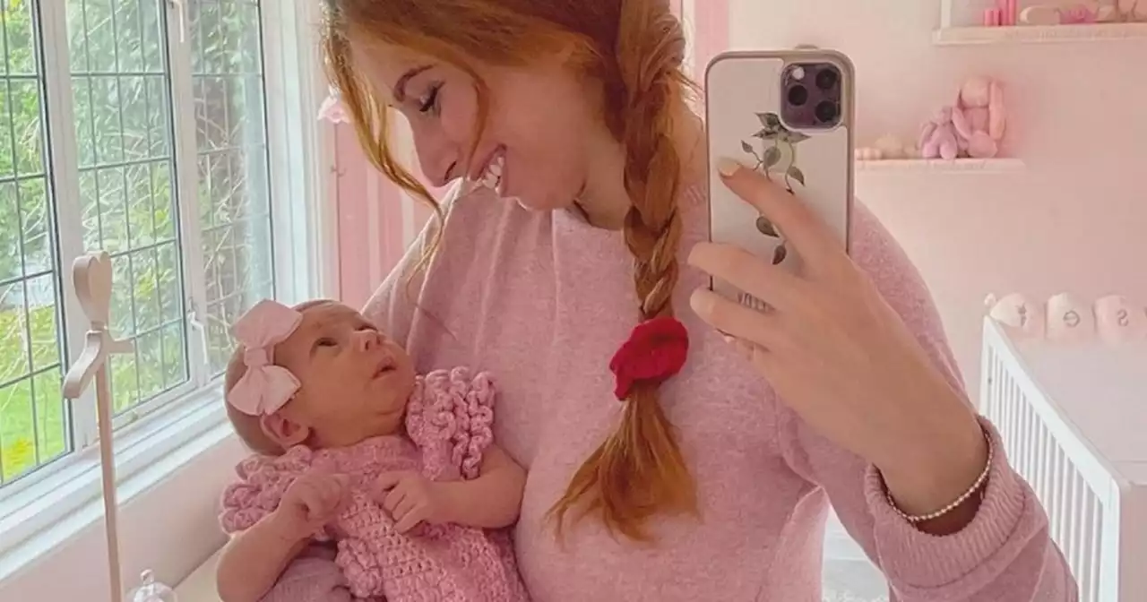 Stacey Solomon's dramatic home birth with Rose including hospital regret