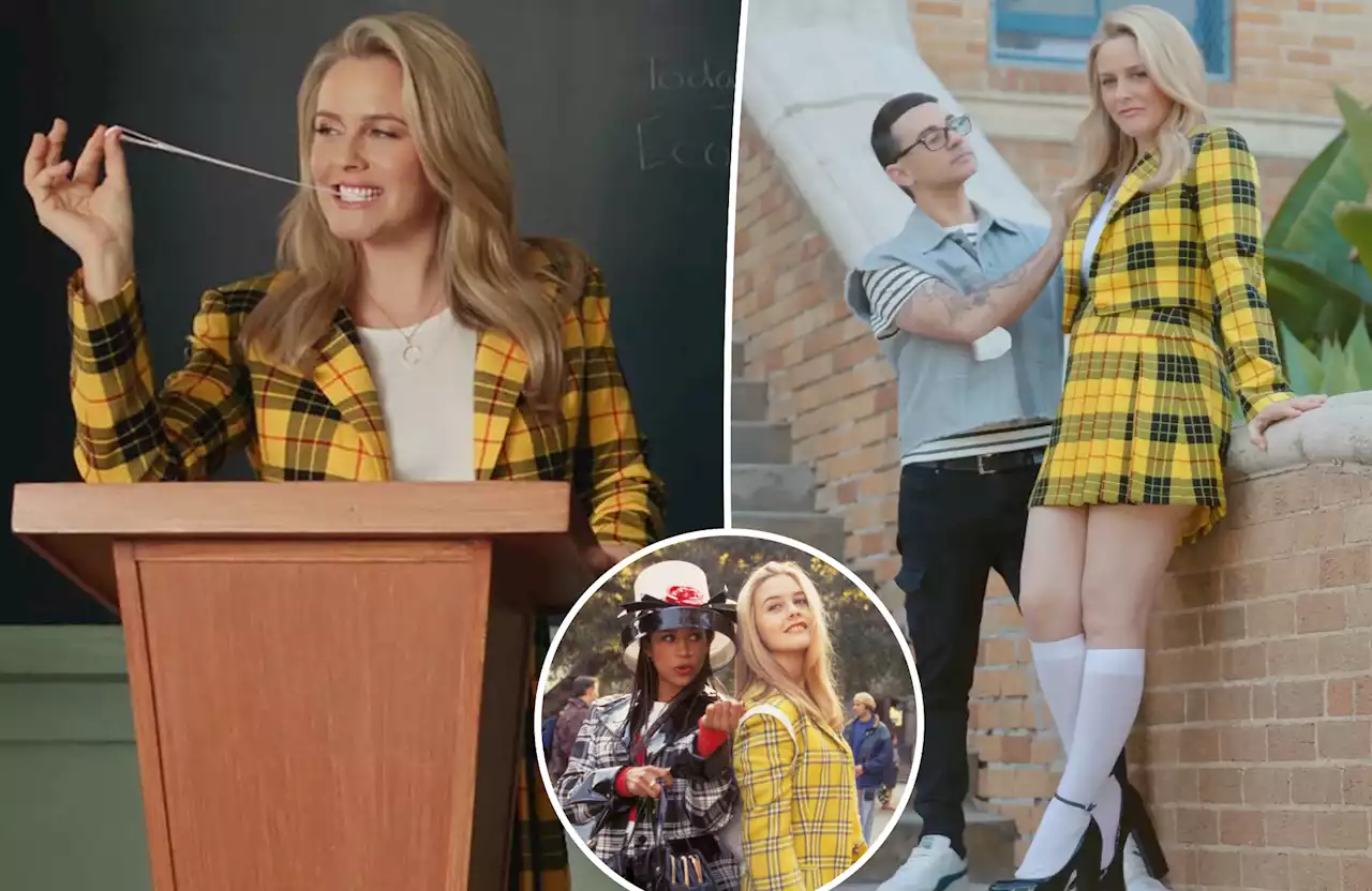 Alicia Silverstone’s ‘Clueless’ suit gets a makeover for Super Bowl 2023 ad