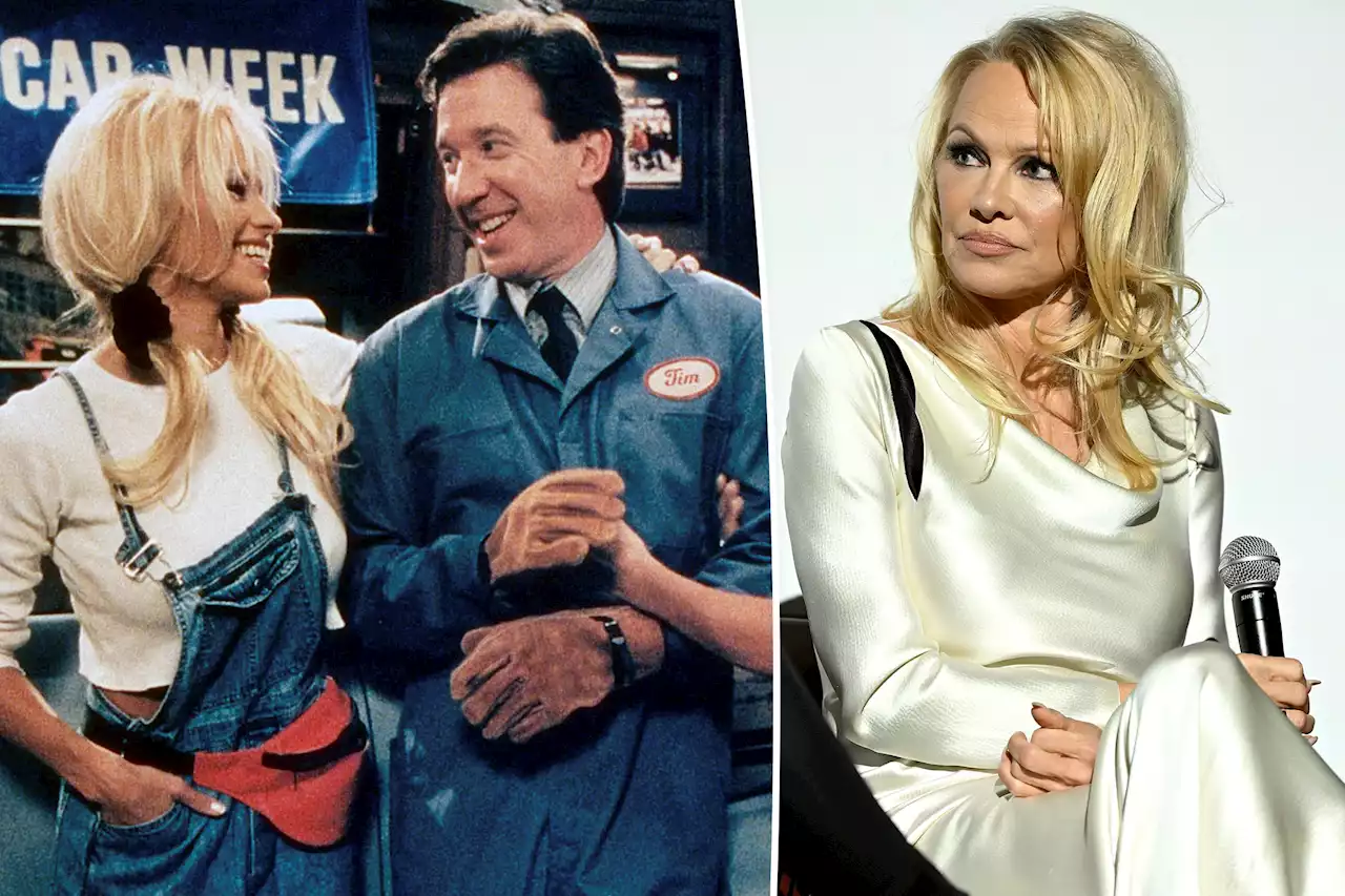 Pamela Anderson doubles down on claim that Tim Allen flashed his penis at her