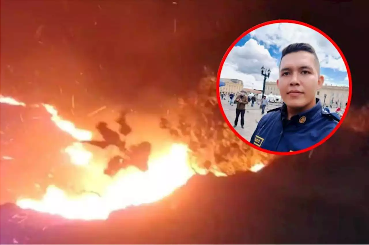 Bombero casi muere apagando grave incendio que arrasó con montañas en Colombia - Pulzo