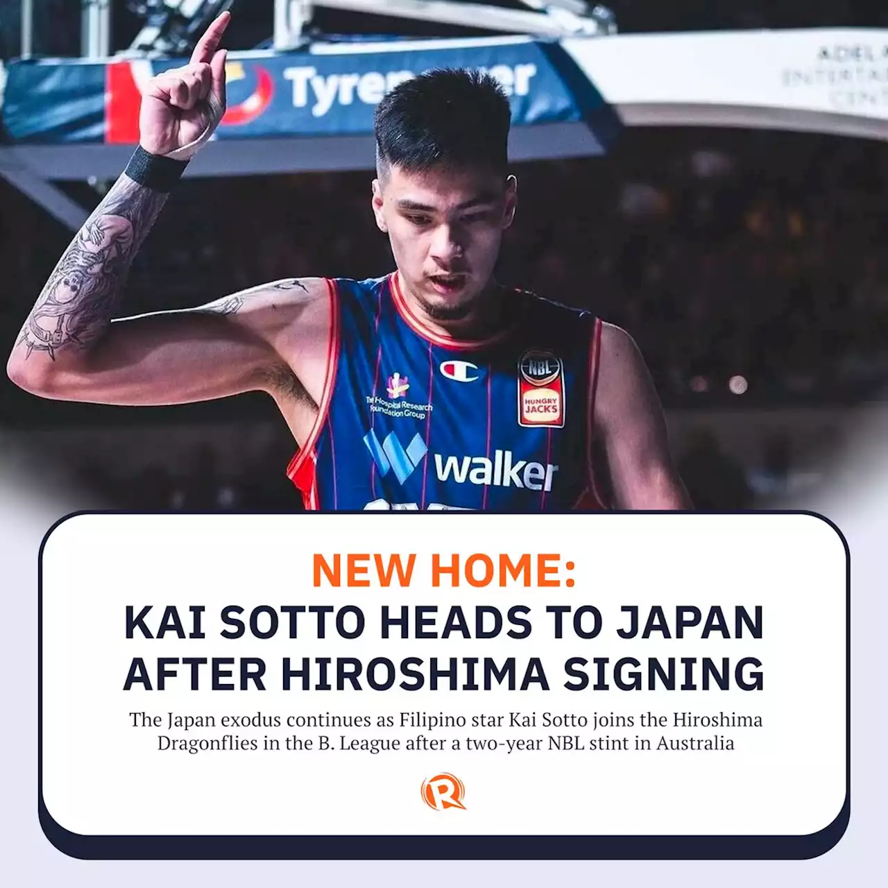 New home: Kai Sotto heads to Japan after Hiroshima signing