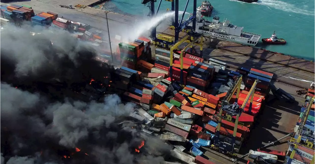 Fire at Turkey's Iskenderun Port extinguished -defence ministry