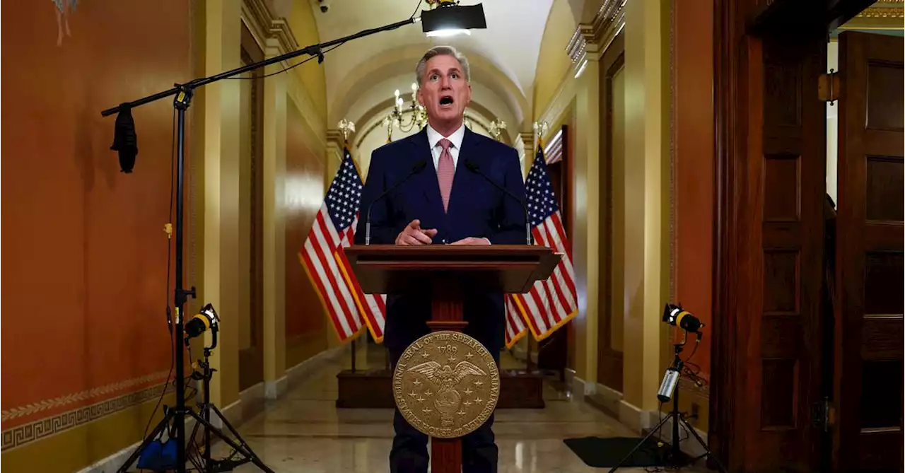 Top U.S. House Republican McCarthy wants compromise on debt ceiling, cuts from Biden