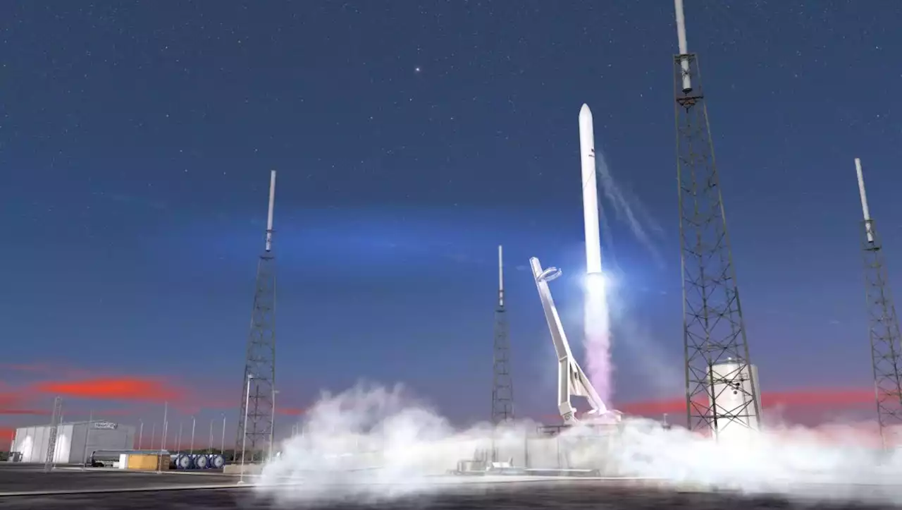 Relativity Space stacks 3D-printed rocket on launch pad ahead of 1st flight