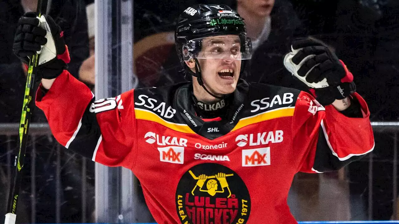 Ishockey: Julius Honka avgjorde för Luleå mot HV71 i SHL – med två sekunder kvar