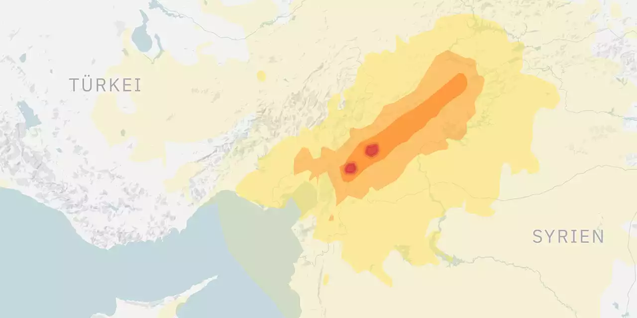 Die Katastrophe in Grafiken – Ein so schweres Erdbeben gab es in der Türkei letztmals vor 84 Jahren