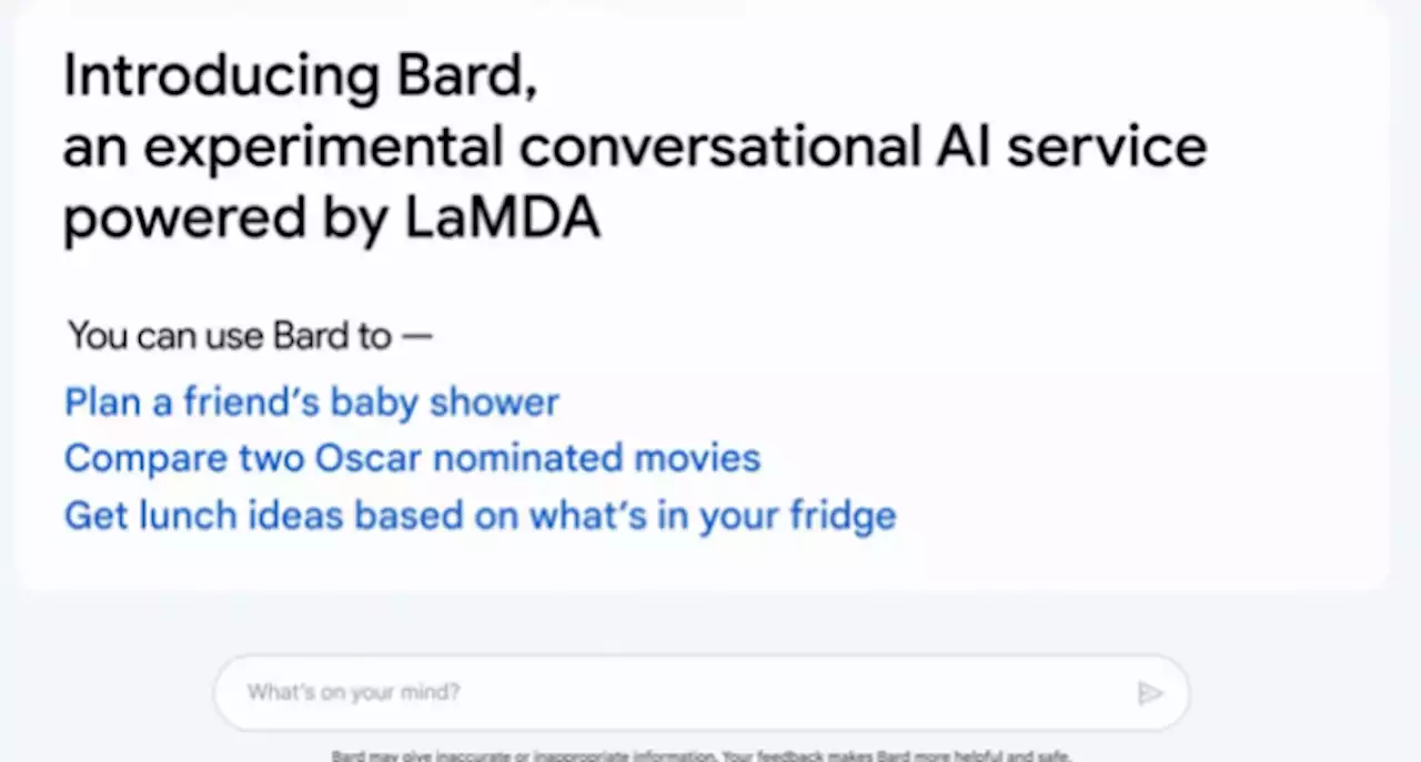Google introduces AI tool 'Bard' to rival ChatGPT