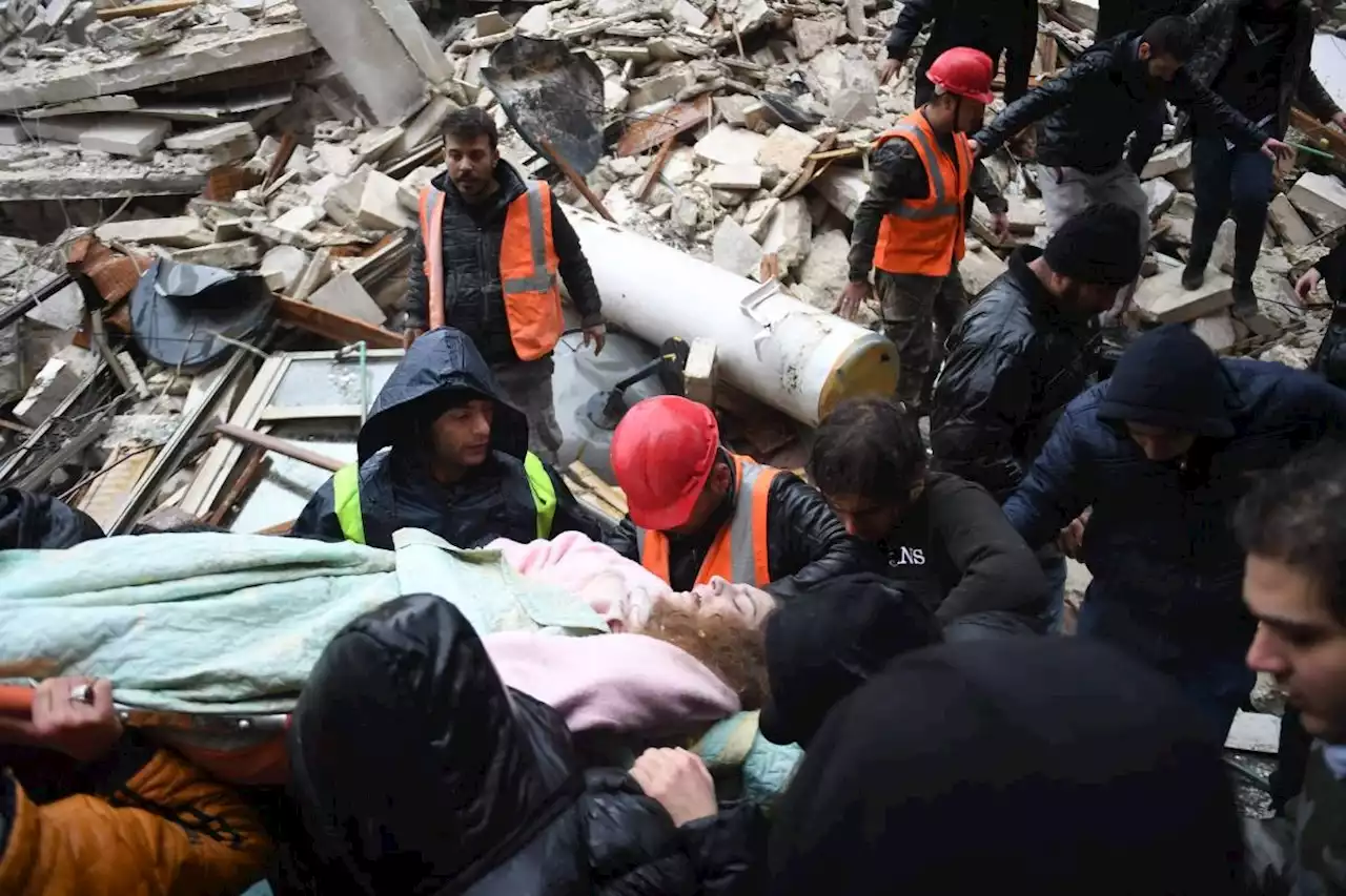 Rescuers scramble in Turkey, Syria after quake kills 3,400