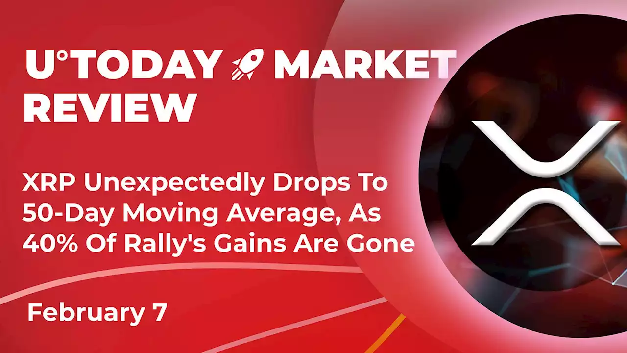 XRP Unexpectedly Drops to 50-Day Moving Average as 40% of Rally's Gains Are Gone