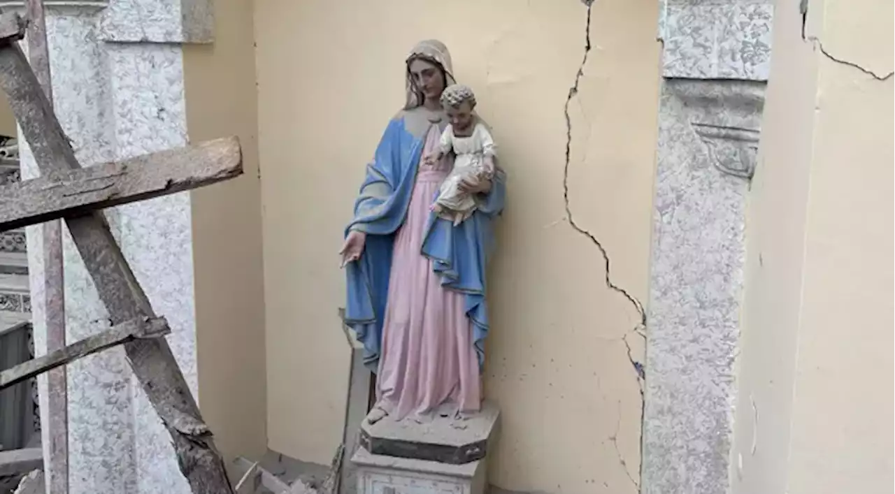 ¡Impresionante! Imagen de la Virgen María quedó intacta tras desplome de catedral en Turquía