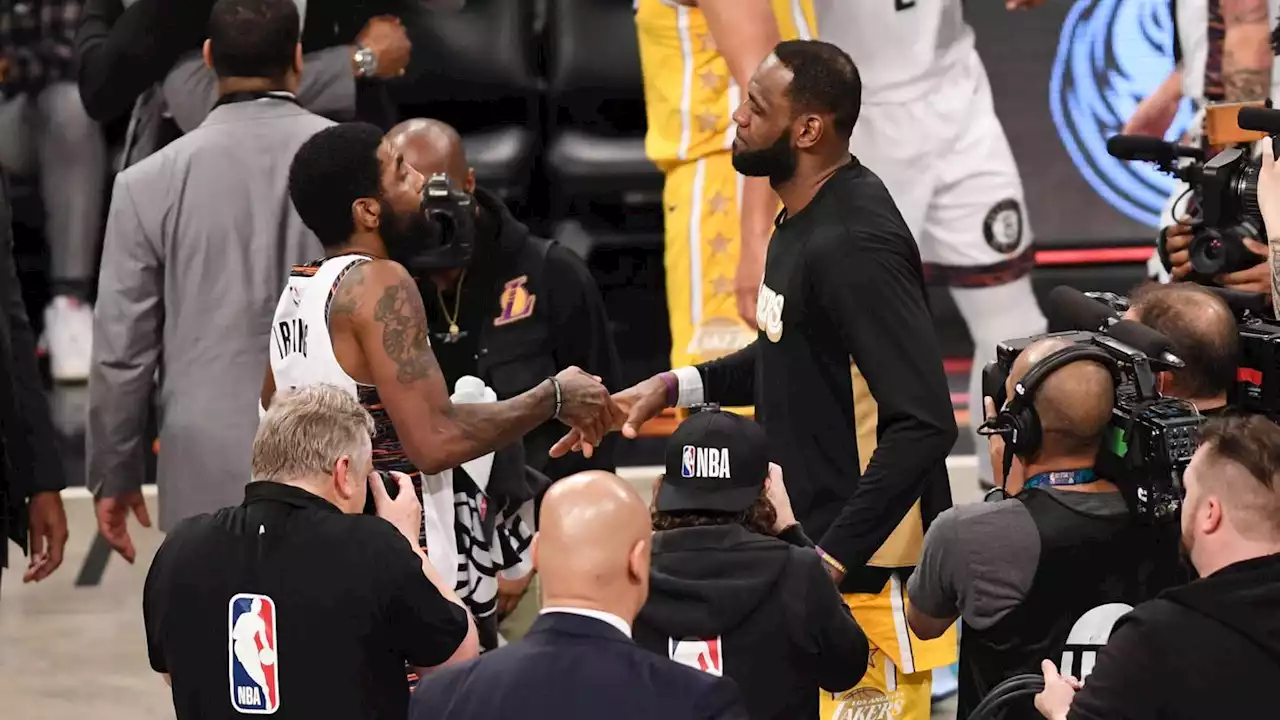 LeBron James 'definitely disappointed' Lakers didn't trade for Kyrie Irving