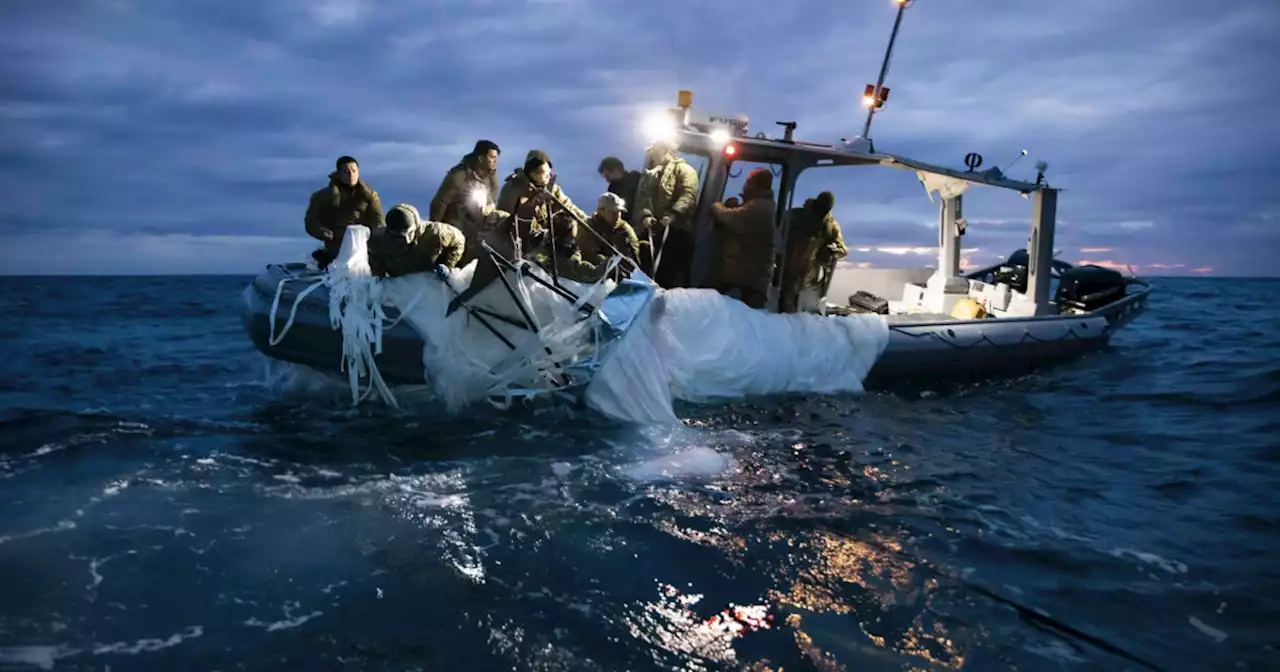 US Navy recovers Chinese spy balloon in Atlantic after it was shot down