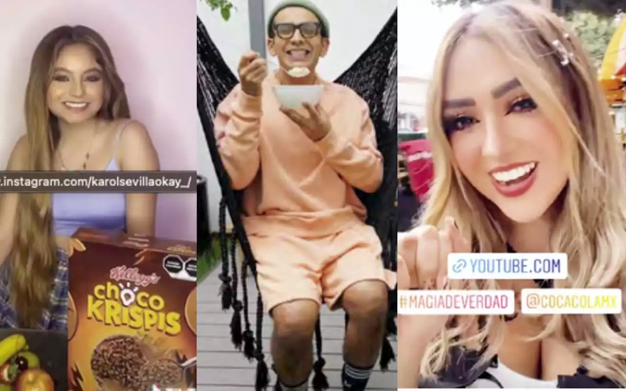 Marcas usan a influencers para vender comida chatarra