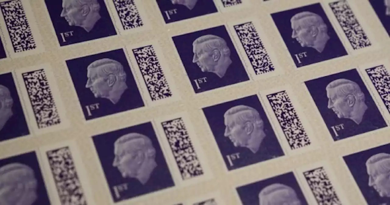 New British stamp with image of King Charles unveiled