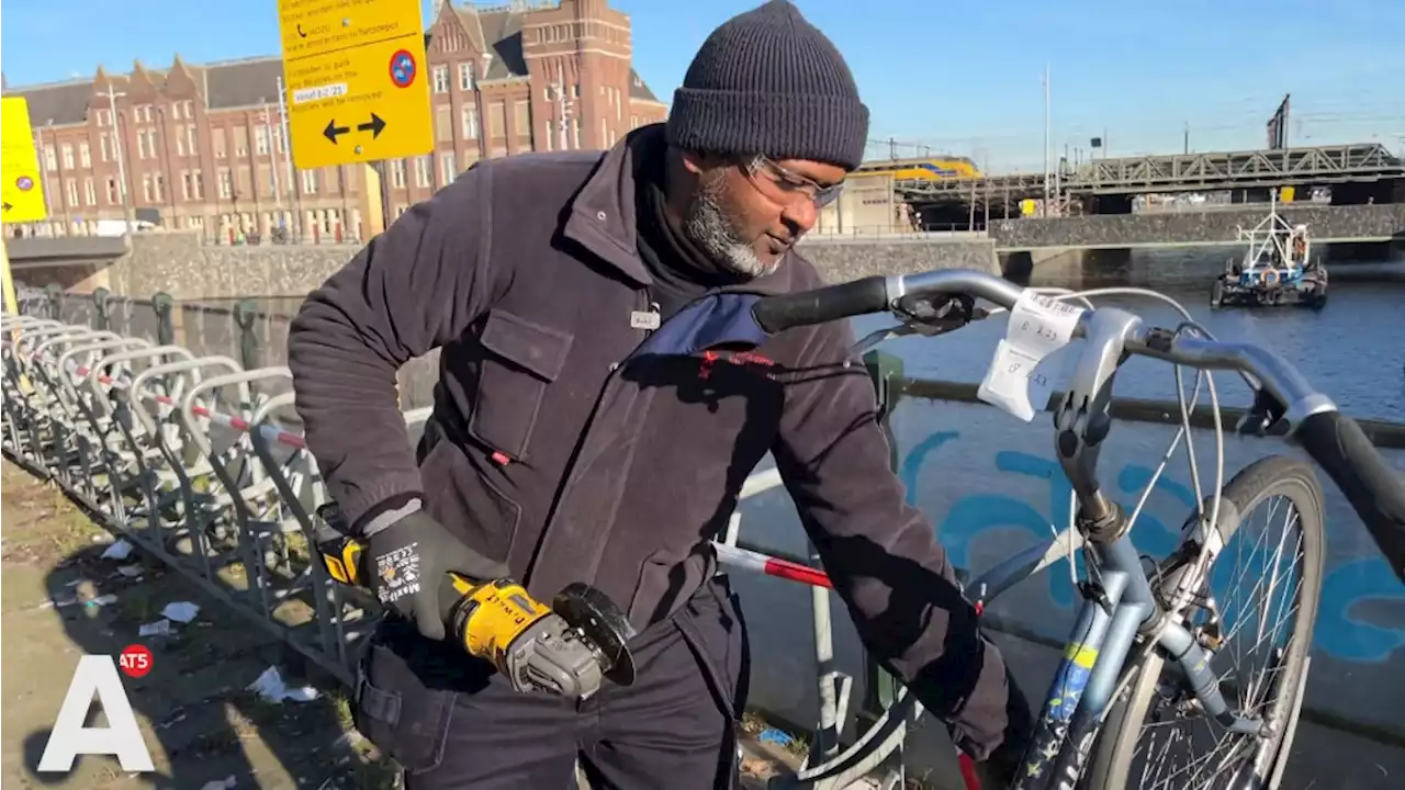 Fietsparkeerders opgelet: eerste fietsen rond CS vanaf vandaag weggeknipt