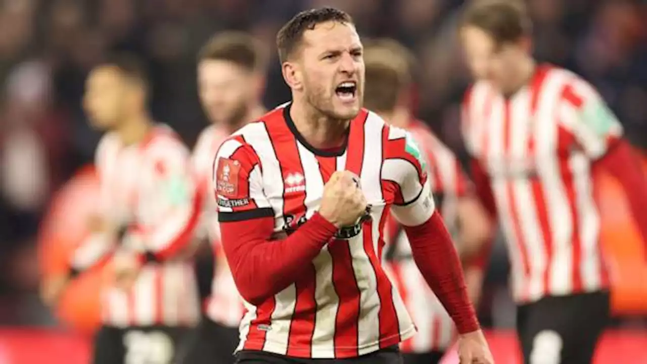 Blades set up Spurs tie by ending Wrexham's run